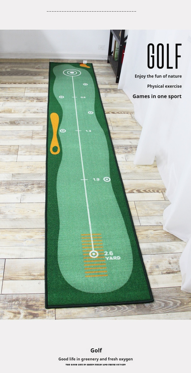 Jiecheng innendørs putter mini treningsteppe golfmatte_voghion.com