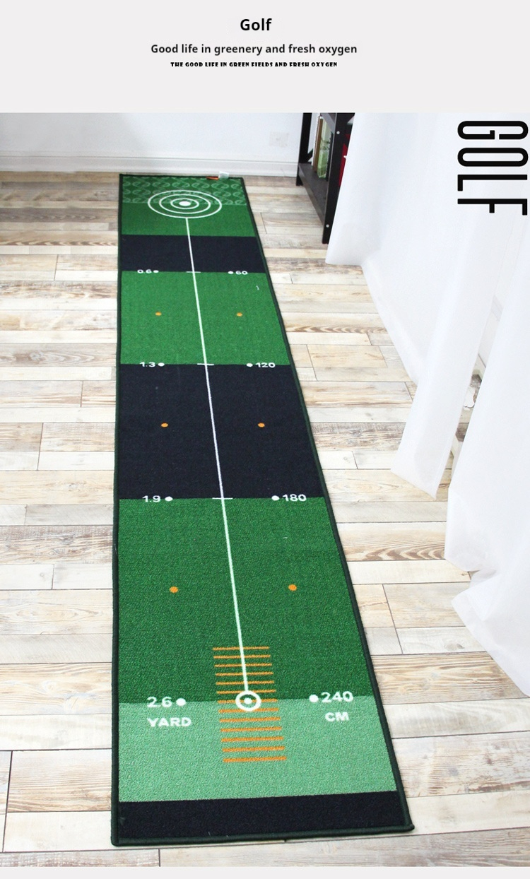 Jiecheng innendørs putter mini treningsteppe golfmatte_voghion.com