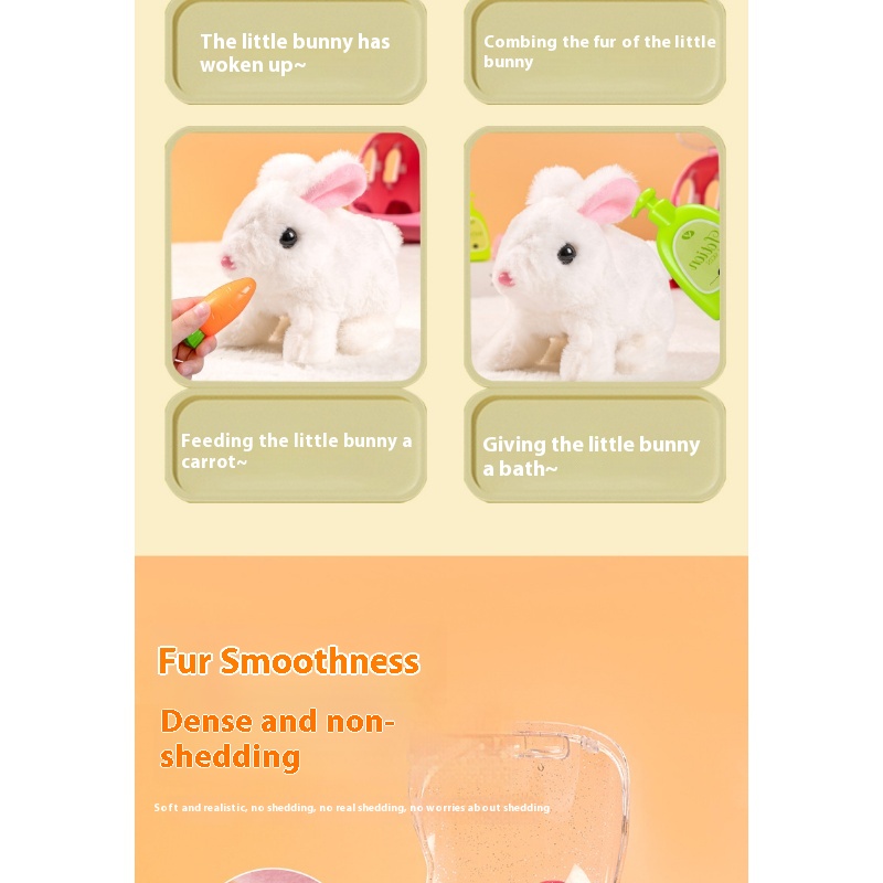 girls Toy Gifts Children's Play House Simulation Plush Puppy West Highland Electric Cute Dog Can Walk And Call_voghion.com