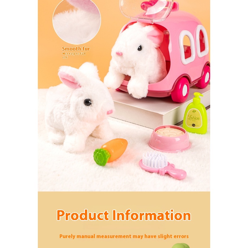 girls Toy Gifts Children's Play House Simulation Plush Puppy West Highland Electric Cute Dog Can Walk And Call_voghion.com