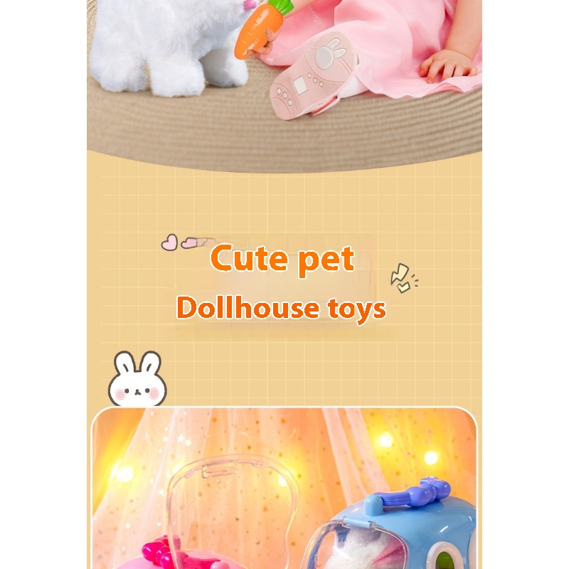girls Toy Gifts Children's Play House Simulation Plush Puppy West Highland Electric Cute Dog Can Walk And Call_voghion.com
