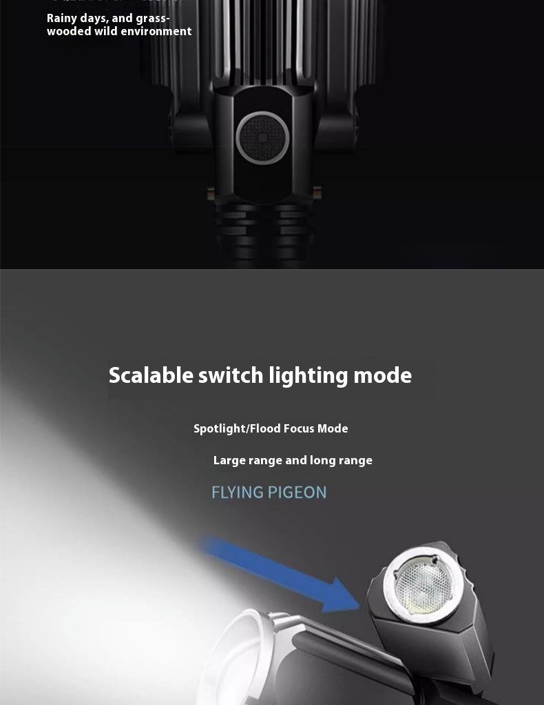 【 12000 People Praise 】 Portable Bicycle Headlights, USB Charging, Strong Light, Rainproof Night Riding, Mountain_voghion.com