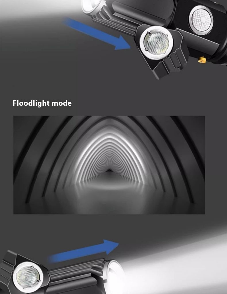 【 12000 People Praise 】 Portable Bicycle Headlights, USB Charging, Strong Light, Rainproof Night Riding, Mountain_voghion.com