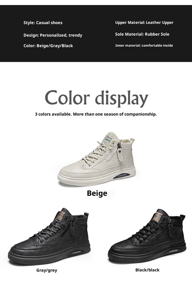 ShoeVault ShoeVault 2023 Nuove scarpe da ginnastica bianche versatili casual da uomo in stile britannico, scarpe alla moda per la primavera e l'autunno_voghion.com