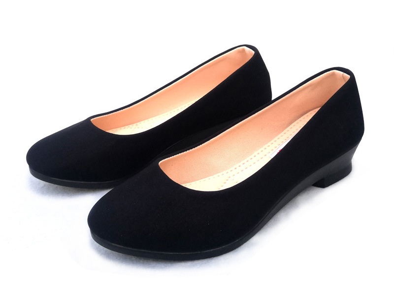 Chaussures de travail pour femmes, escarpins tendance à semelle lisse, chaussures à semelle souple style vieux Pékin, confortables et élégantes pour l'aviation d'affaires._voghion.com