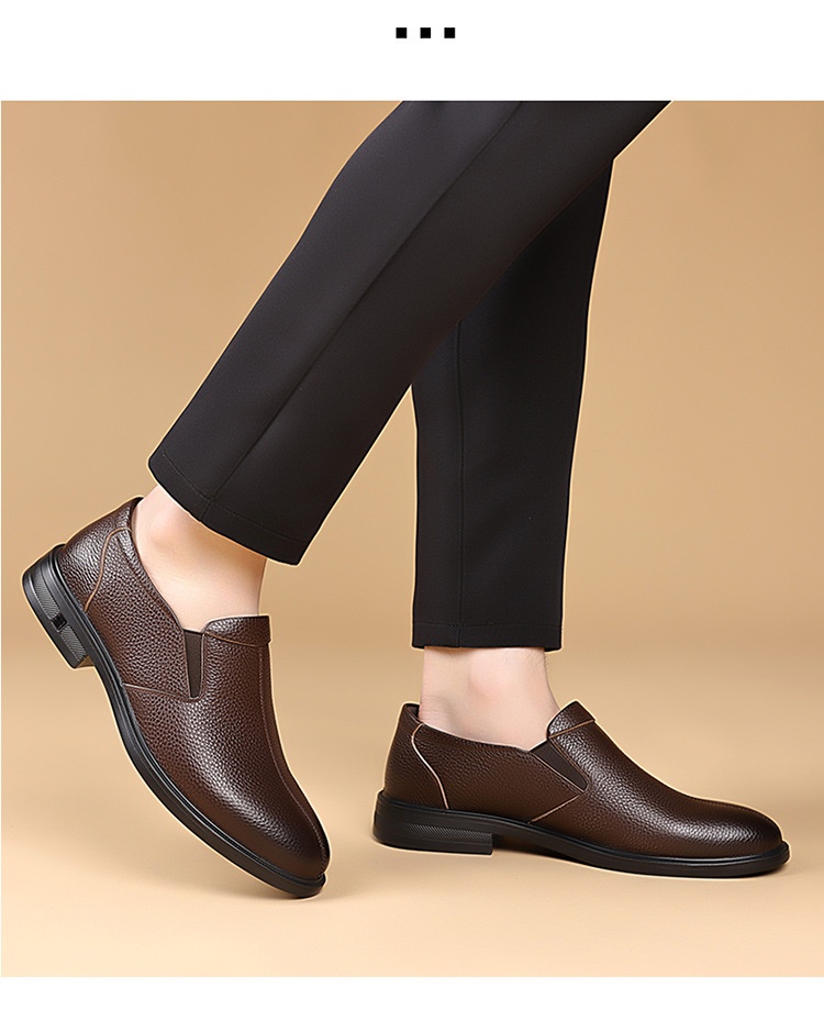 ShoeVault 2025 Herbst 2025 Herren Business-Schuh aus hochwertigem Rindsleder, atmungsaktiv, spitze Zehenpartie, für den Alltag geeignet._voghion.com