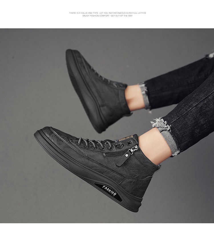 ShoeVault ShoeVault 2023 Nuove scarpe da ginnastica bianche versatili casual da uomo in stile britannico, scarpe alla moda per la primavera e l'autunno_voghion.com