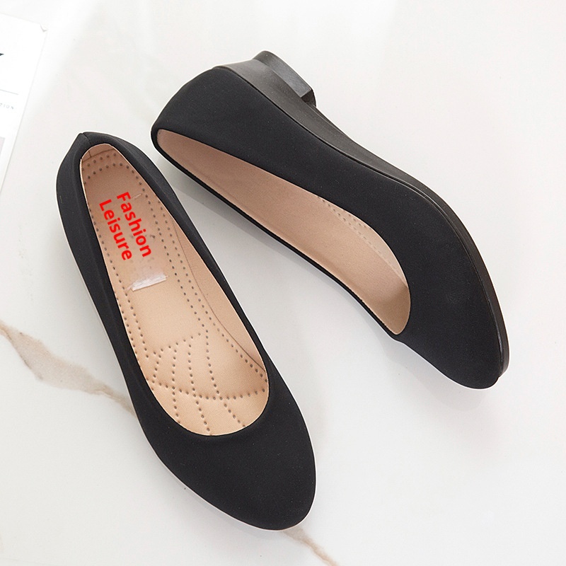Chaussures de travail pour femmes, escarpins tendance à semelle lisse, chaussures à semelle souple style vieux Pékin, confortables et élégantes pour l'aviation d'affaires._voghion.com