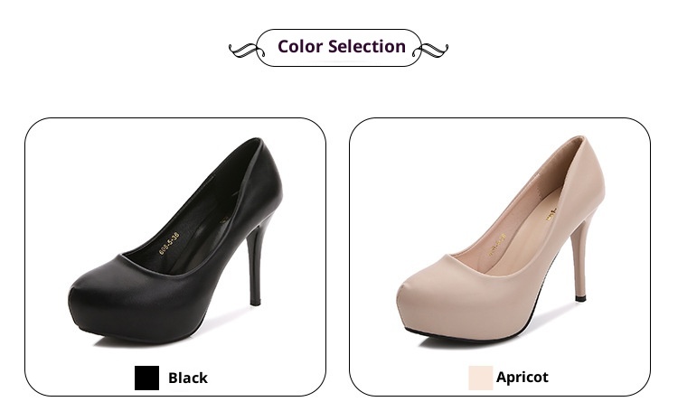 ShoeVault 2021 Autumn New Waterproof Platform Pointed Toe Stiletto High Heels Shallow Mouth Professional Business Fashion Casual_voghion.com