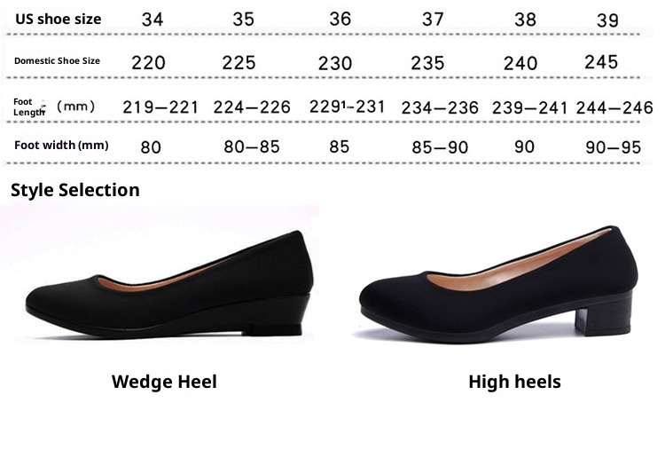Chaussures de travail pour femmes, escarpins tendance à semelle lisse, chaussures à semelle souple style vieux Pékin, confortables et élégantes pour l'aviation d'affaires._voghion.com