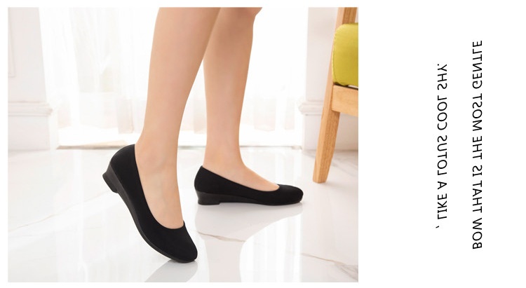Chaussures de travail pour femmes, escarpins tendance à semelle lisse, chaussures à semelle souple style vieux Pékin, confortables et élégantes pour l'aviation d'affaires._voghion.com