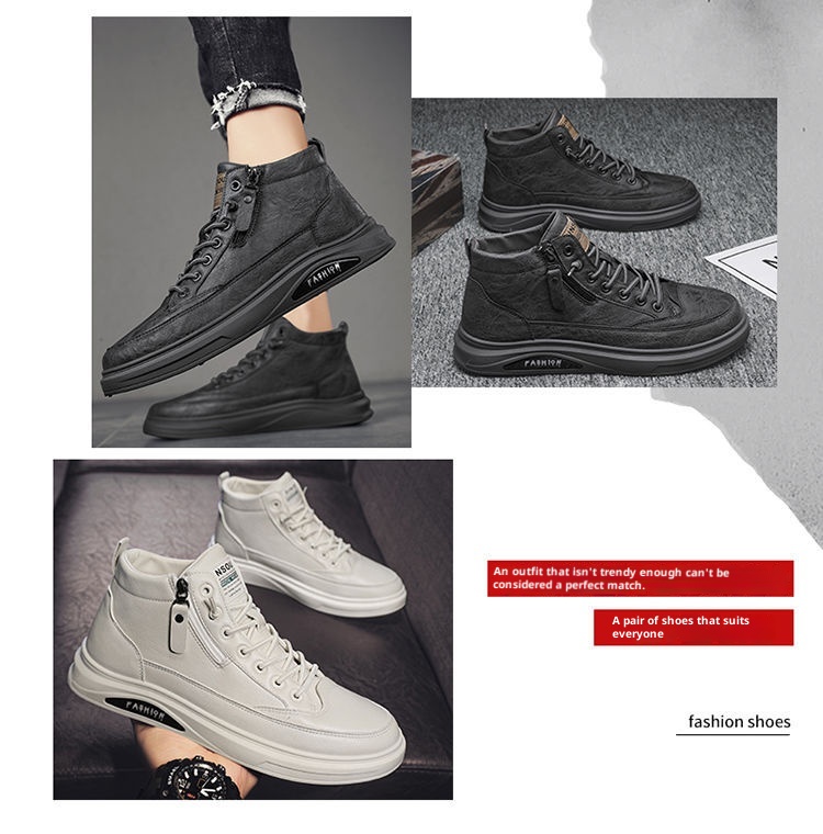 ShoeVault ShoeVault 2023 Nuove scarpe da ginnastica bianche versatili casual da uomo in stile britannico, scarpe alla moda per la primavera e l'autunno_voghion.com