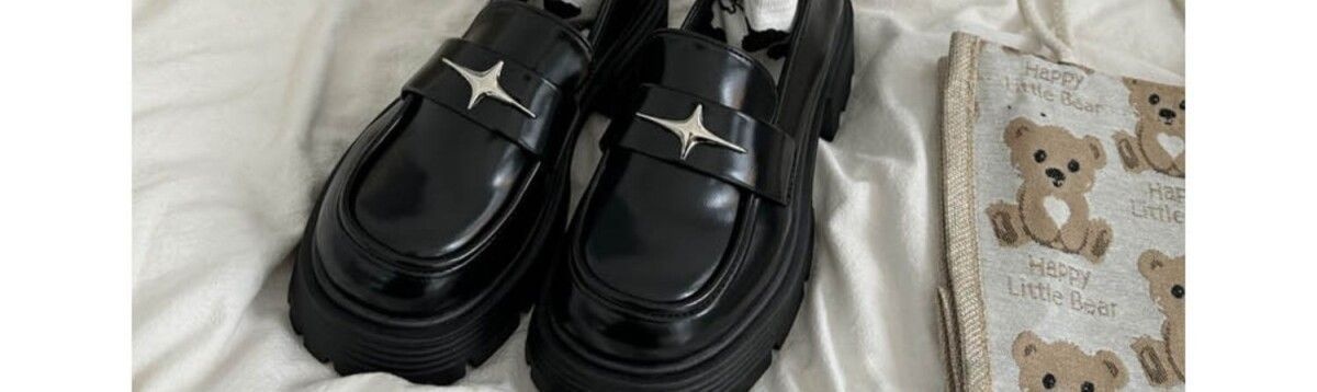 Mocassini ShoeVault con suola spessa da donna, neri, formali, con punta arrotondata, versatili, con tacco medio, antiscivolo, snellenti, per studenti_voghion.com