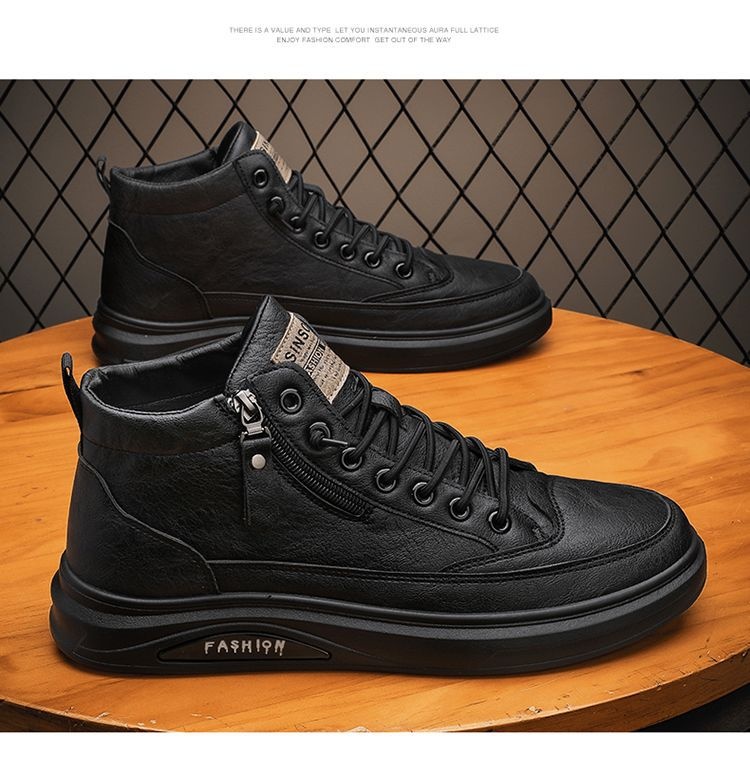 ShoeVault ShoeVault 2023 Nuove scarpe da ginnastica bianche versatili casual da uomo in stile britannico, scarpe alla moda per la primavera e l'autunno_voghion.com