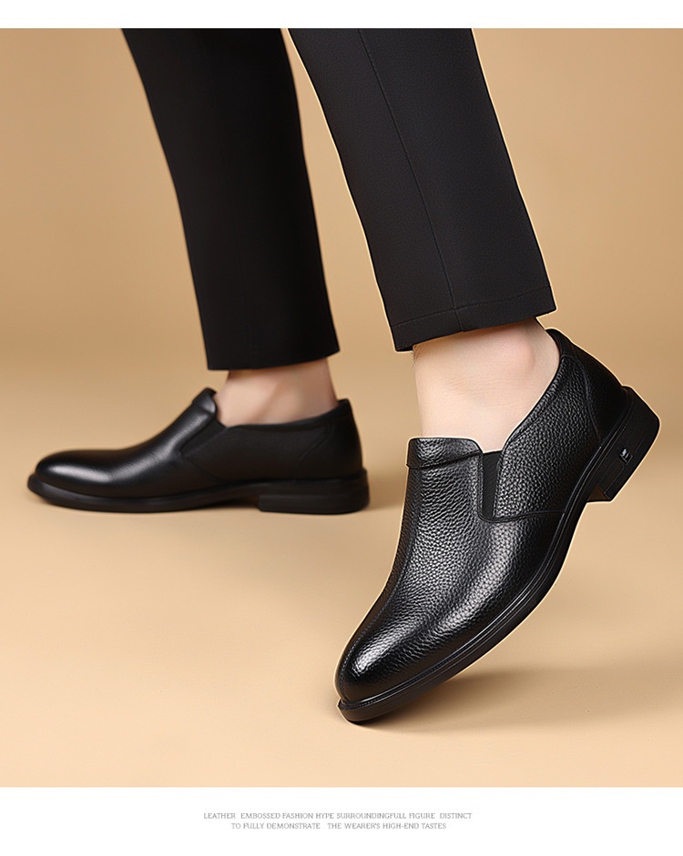 ShoeVault 2025 Herbst 2025 Herren Business-Schuh aus hochwertigem Rindsleder, atmungsaktiv, spitze Zehenpartie, für den Alltag geeignet._voghion.com