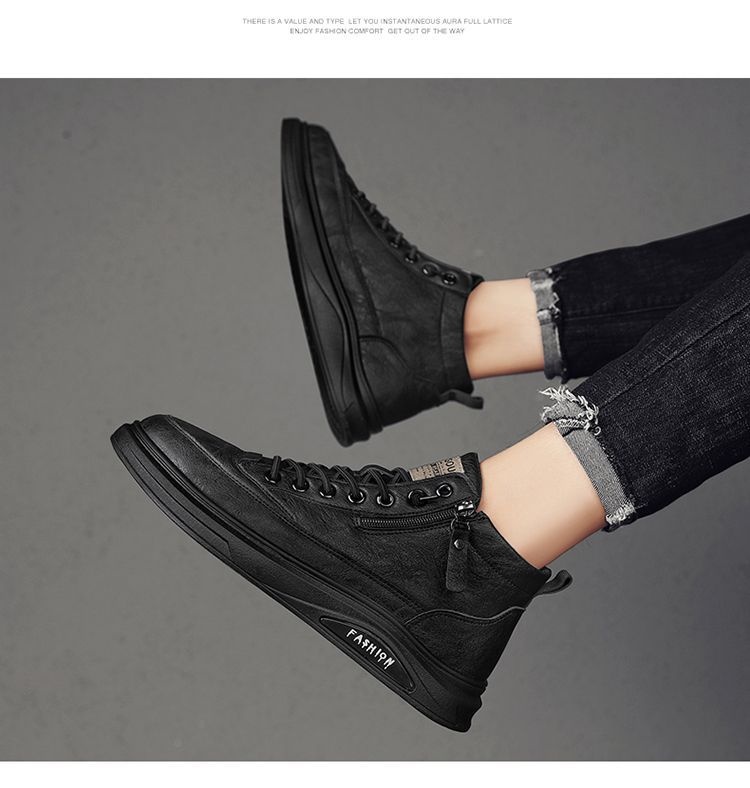 ShoeVault ShoeVault 2023 Nuove scarpe da ginnastica bianche versatili casual da uomo in stile britannico, scarpe alla moda per la primavera e l'autunno_voghion.com