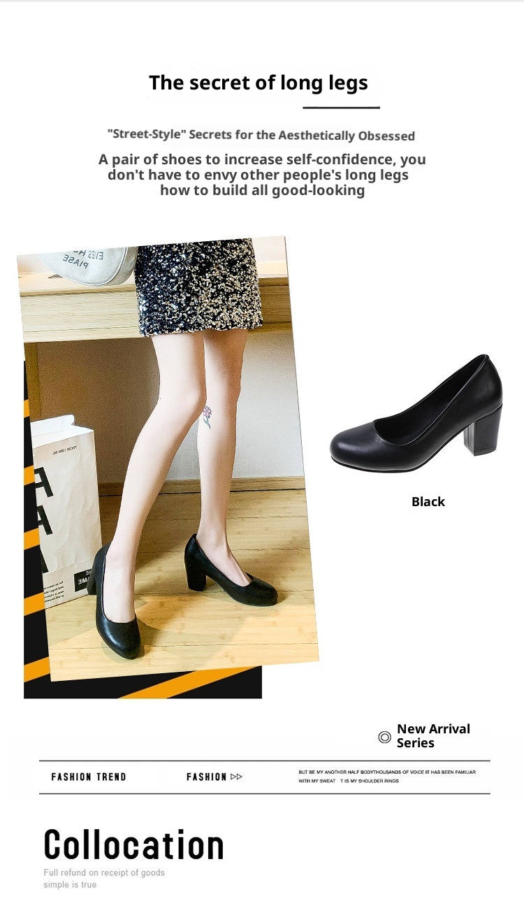 ShoeVault Plus Damenschuhe Größe 41-43, schwarze Arbeitsschuhe mit Blockabsatz, für breite Füße, hoher Spann, geeignet für formelle Anlässe im Büro_voghion.com