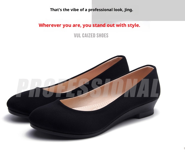 Chaussures de travail pour femmes, escarpins tendance à semelle lisse, chaussures à semelle souple style vieux Pékin, confortables et élégantes pour l'aviation d'affaires._voghion.com