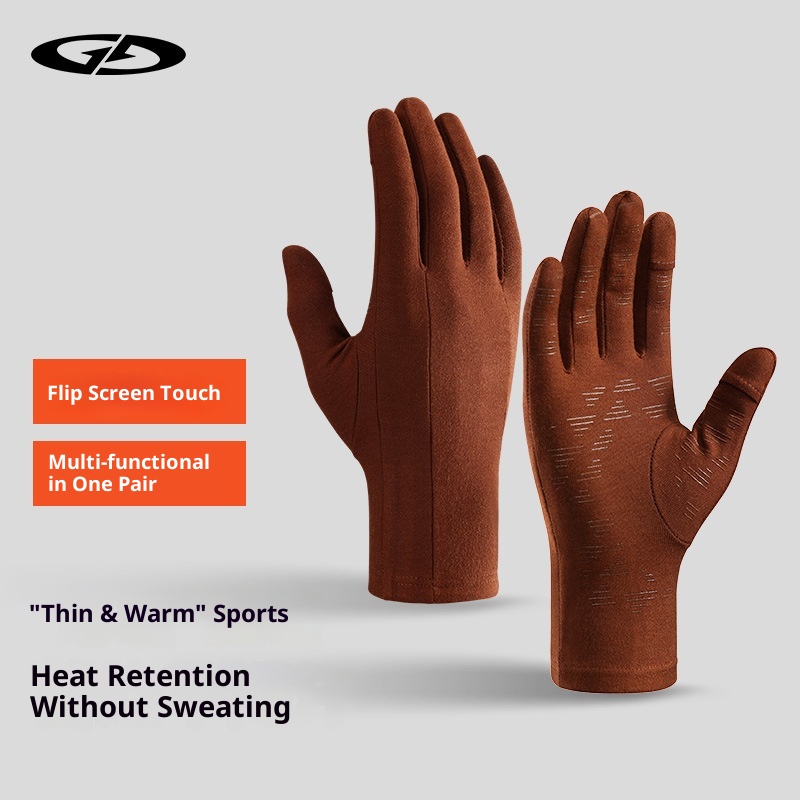 Guanti da sci ActiveGo Outdoor per uomo e donna, invernali, caldi, antivento, antifreddo, con dita ribaltabili e touchscreen, da corsa_voghion.com