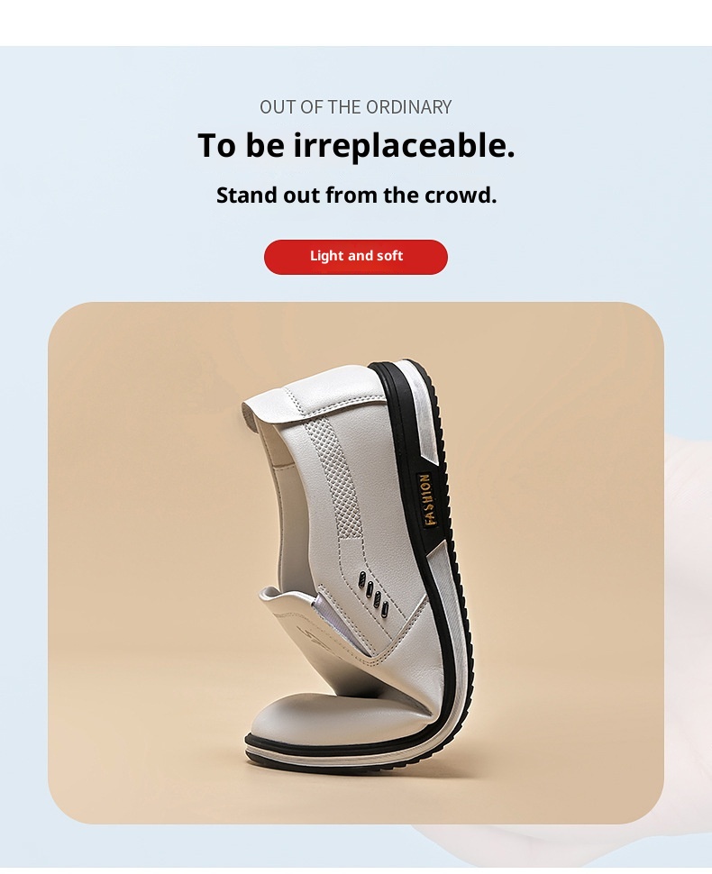 001 2025 Scarpe casual da uomo in pelle slip-on bianche in stile britannico, di grandi dimensioni, per l'autunno_voghion.com