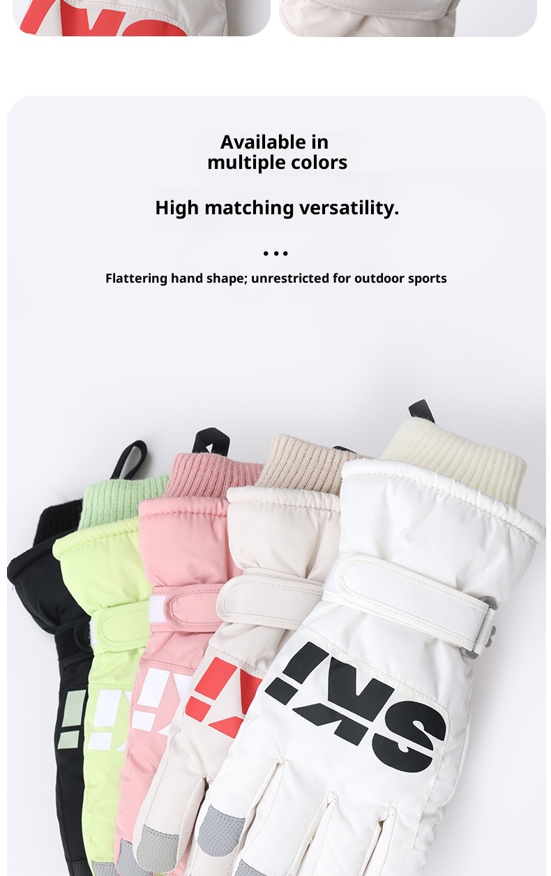 ActiveGo Winter For Women, Warm And Cold-Proof, Outdoor Sports Skiing, Fleece-Lined, Thickened, Waterproof,_voghion.com