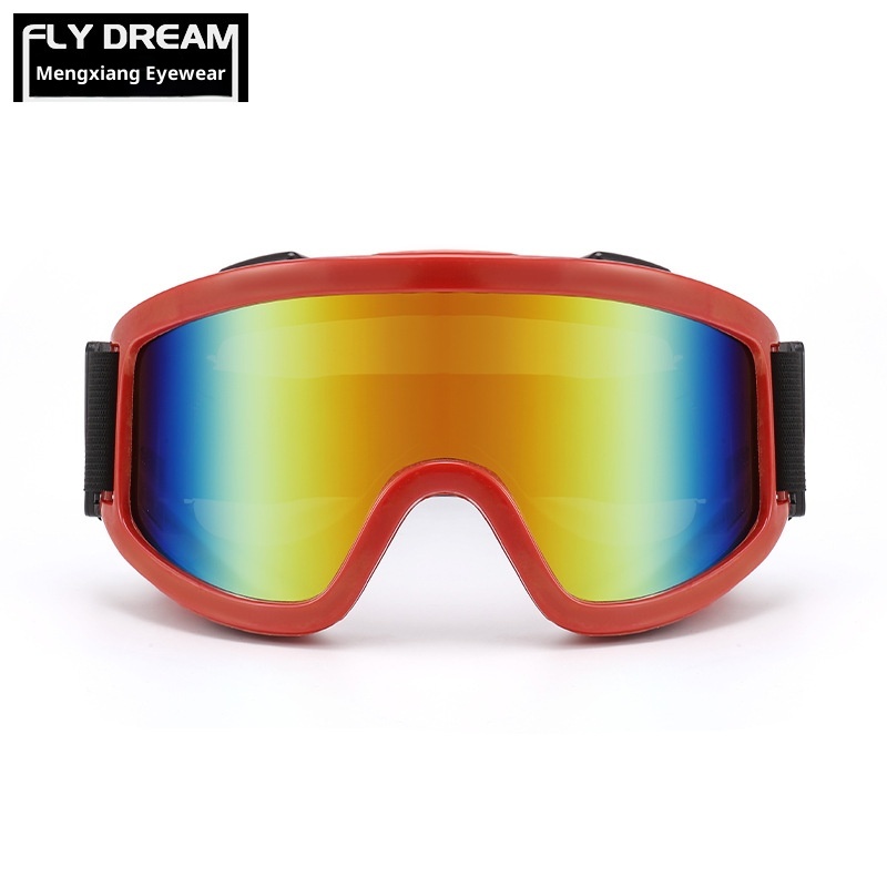 001 Neue Outdoor-Schneebrille Bergsteigen Sport Reiten Motorrad Wind Sand Bunte Skibrille_voghion.com