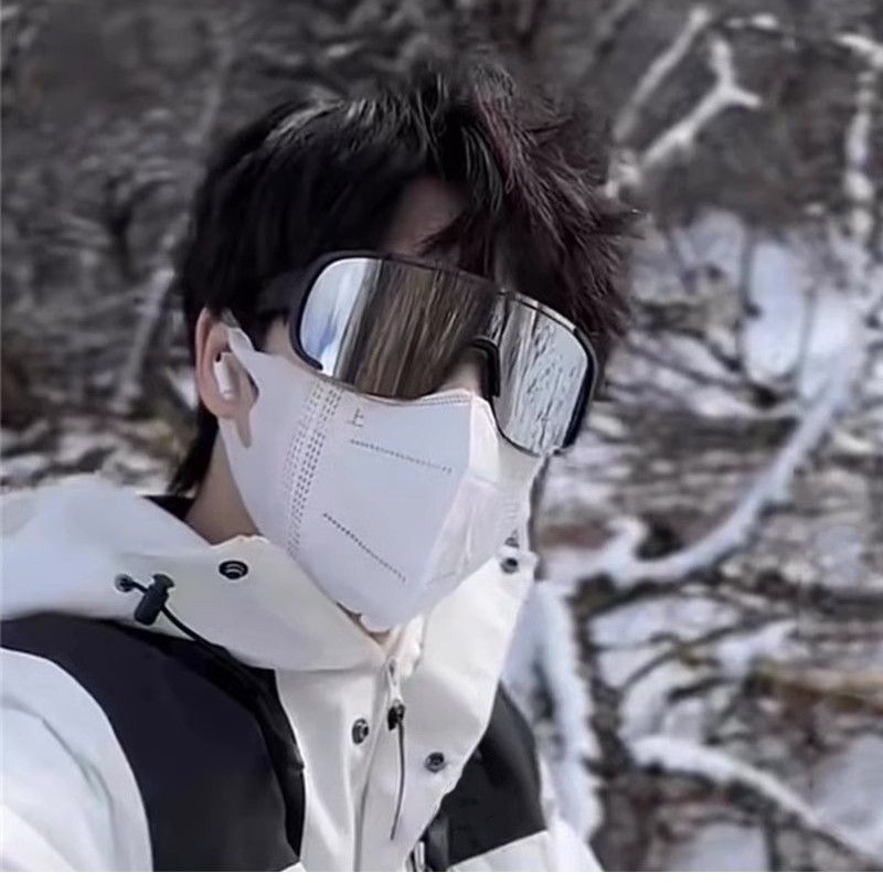 001 Esquí Ciclismo Deportes al aire libre Hombres y mujeres Montañismo Gafas de sol resistentes al viento Douyin Transmisión en vivo Dropshipping_voghion.com