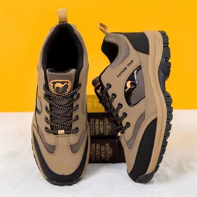 001 Outdoor Hiking Single Cotton Same Style Casual Sports Men's Warm Trekking Snow Boots Walking Elderly Shoes_voghion.com