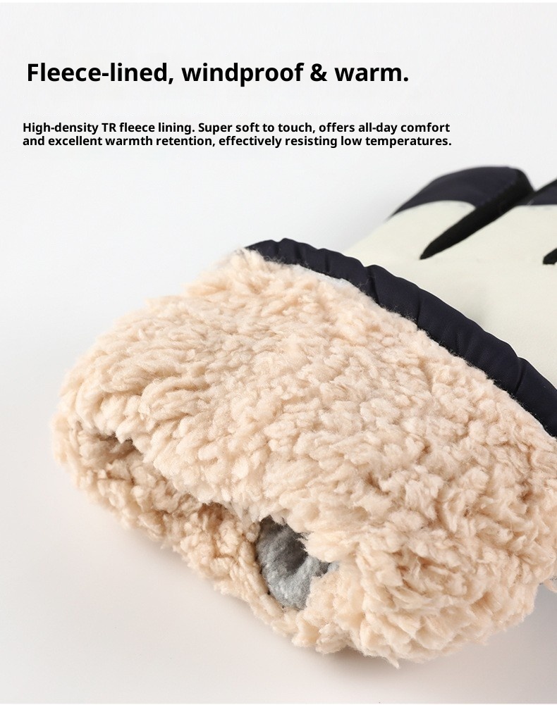 001 Outdoor Sports Warm Winter Fleece-Lined Ski Thickened Waterproof Cycling Windproof Cold-Proof Gloves Wholesale_voghion.com