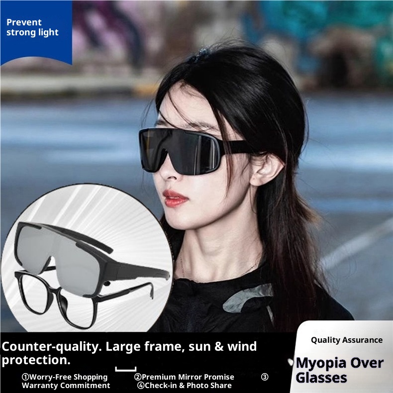 001 Fietsbril op sterkte Bergsport Zonnebril Heren Buitensport Winddicht Voor Dames Skibril Beschermende Bril_voghion.com