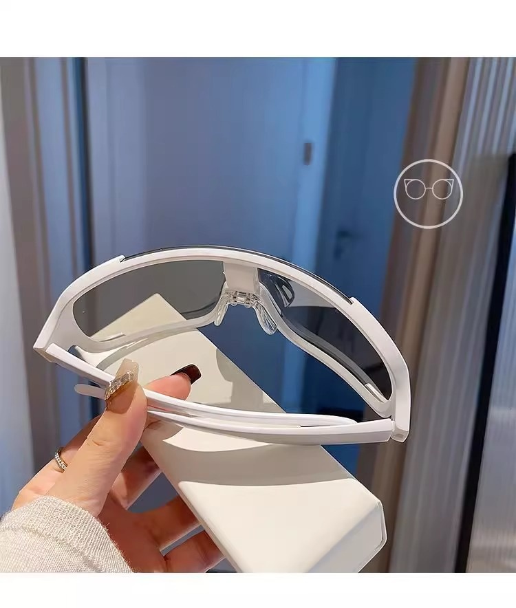 001 Riding Day Night Dual-use Sunglasses For Men And Women, Large Face Windproof Photochromic Cycling Glasses, Trendy_voghion.com