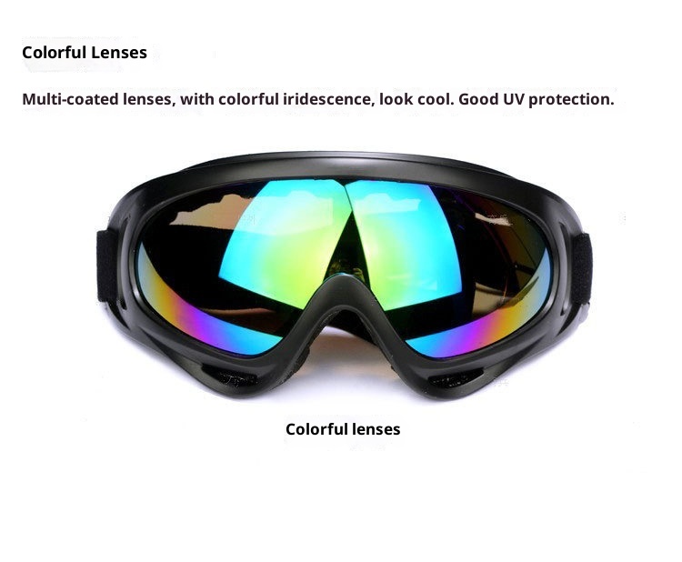 001 X400 Unisex Sports Protective Windproof Children's Ski Goggles Outdoor Motorcycle Riding Glasses_voghion.com