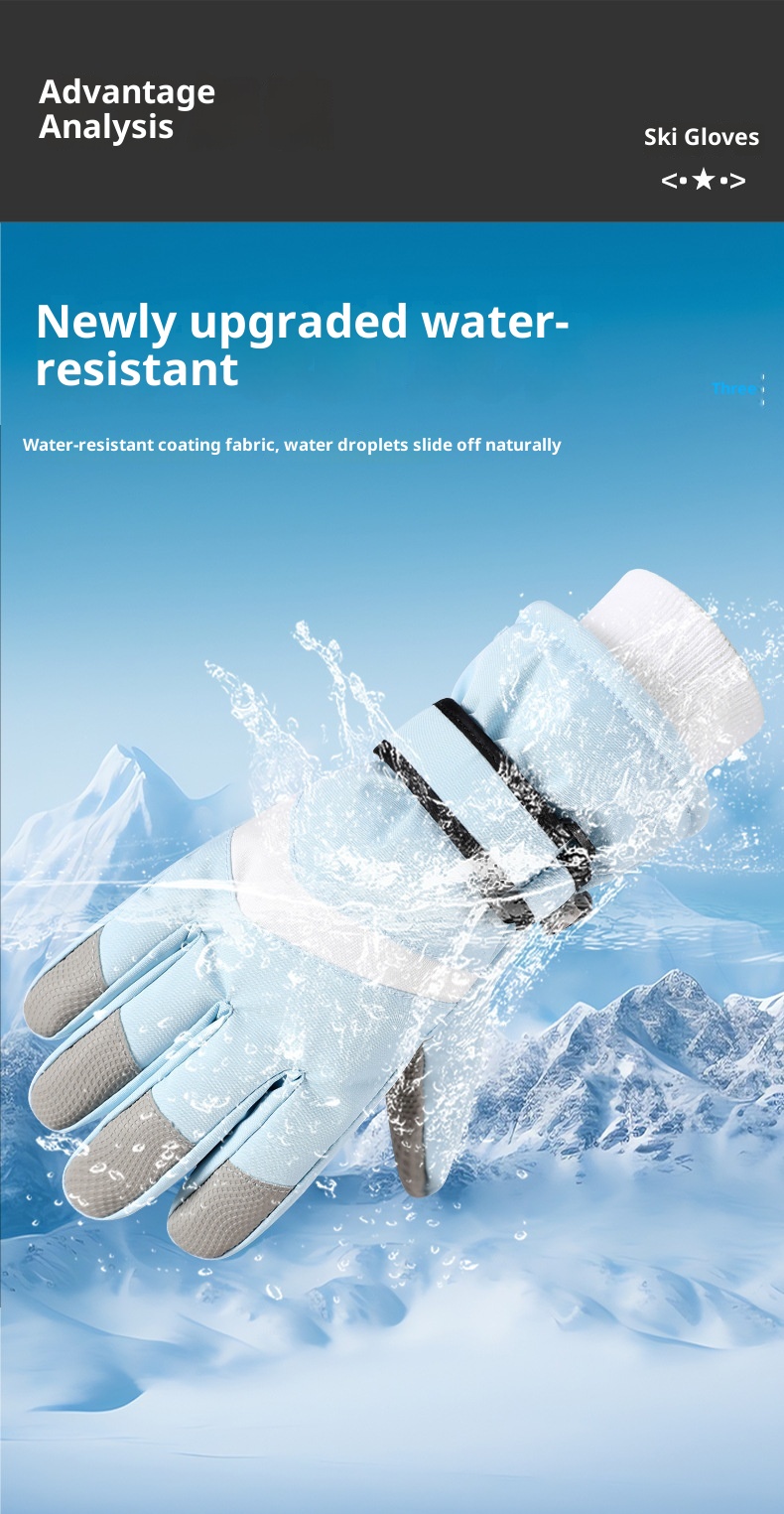 001 Volwassen Ski Fleece-gevoerde Warme Nieuwe Winter Fiets Outdoor Mannen en Vrouwen Touchscreen Handschoenen Fabriek Directe Verkoop_voghion.com