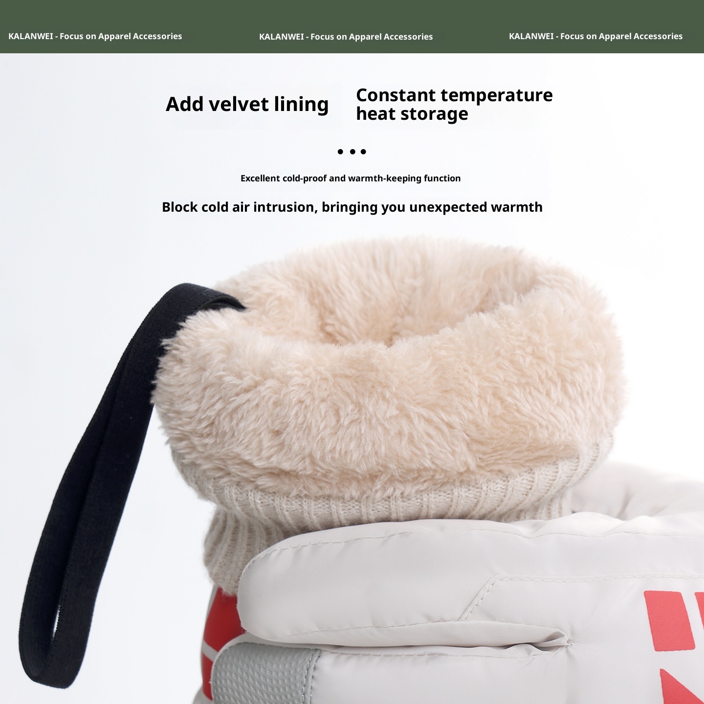 ActiveGo Winter For Women, Warm And Cold-Proof, Outdoor Sports Skiing, Fleece-Lined, Thickened, Waterproof,_voghion.com