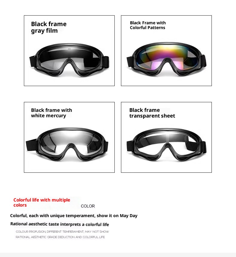 001 Cross-border For Men And Women, Professional Anti-fog Glasses, Adult Mountaineering Sunglasses, Windproof, Sandproof,_voghion.com