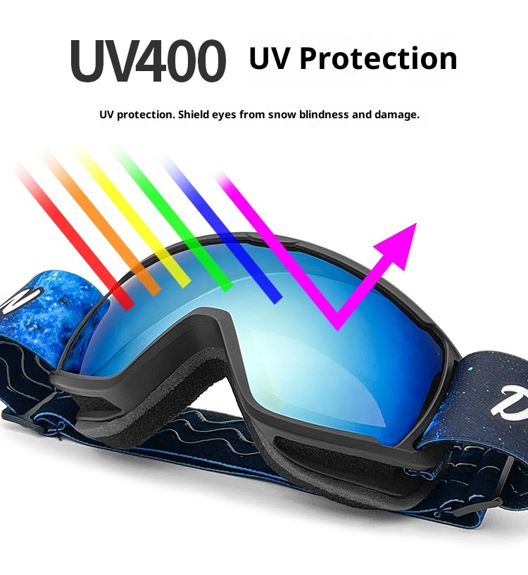 001 Occhiali da neve per bambini, ragazzi e ragazze, traspiranti, antiappannamento, cilindrici, da uomo_voghion.com