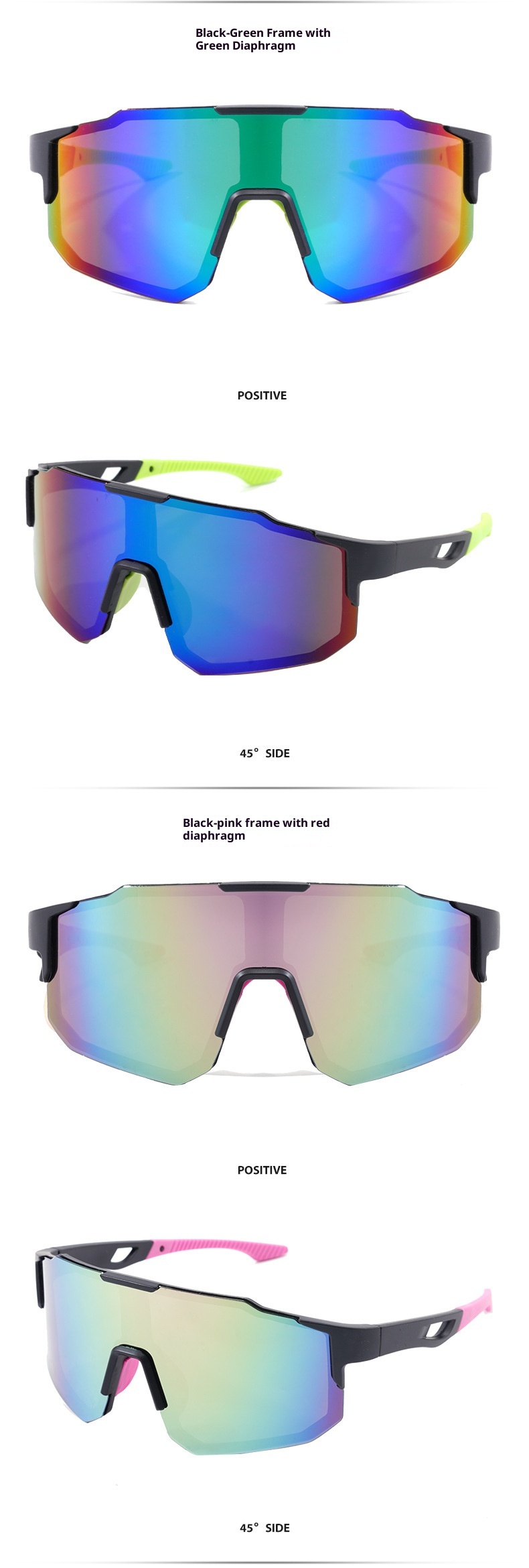 001 Cross-border Cycling Goggles Outdoor Sports Skiing Mountaineering Fishing Sun Protection Windproof Anti-fog Unisex Full_voghion.com