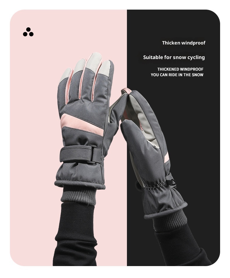 ActiveGo Winter Ski Voor Mannen En Vrouwen Buitensporten Fietsen Bergbeklimmen Sneeuw Warme Handschoenen Verdikt Winddicht Waterdicht_voghion.com