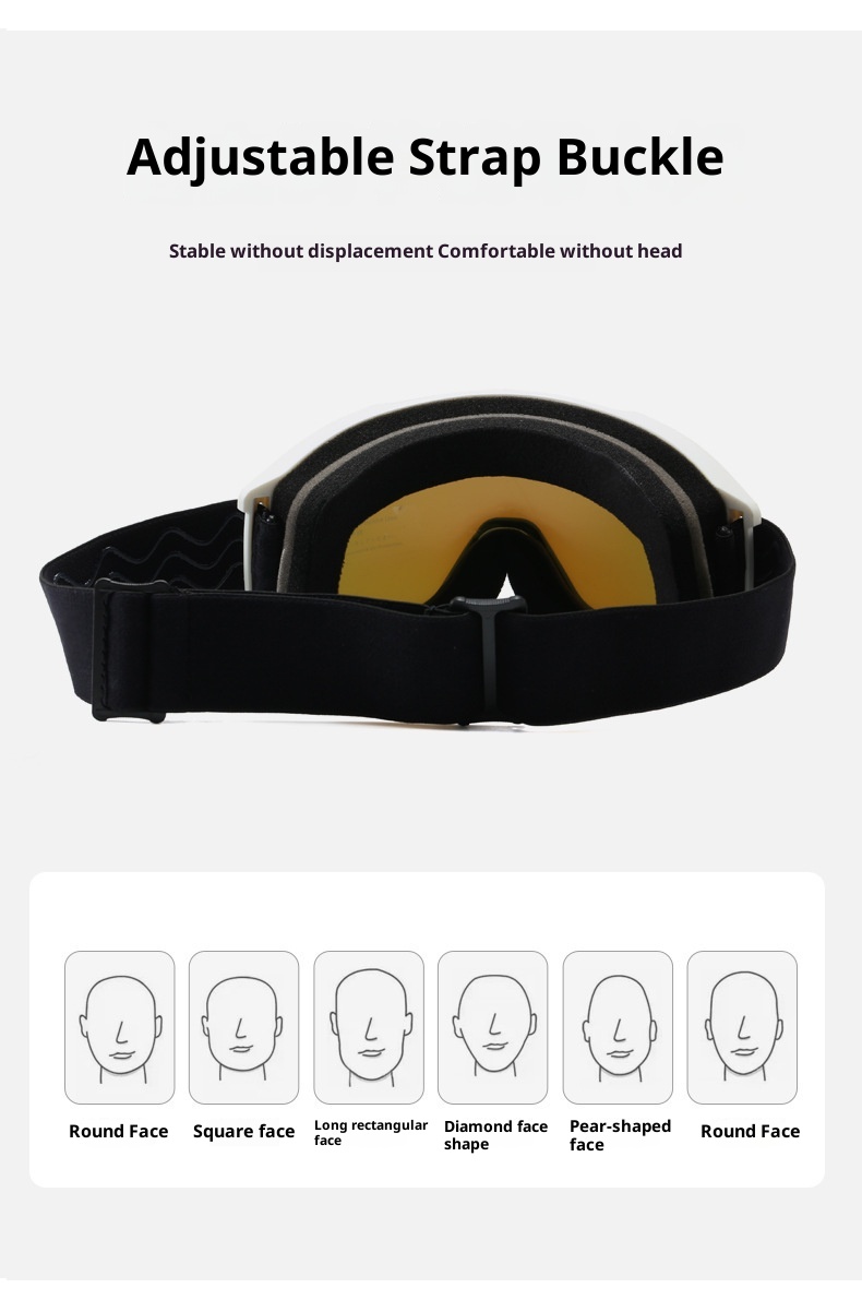 001 2025 Winter New Adult Double-Layer Anti-Fog HD Aspheric Snow Protection Mountaineering Ski Goggles Anti-Snow Blindness_voghion.com