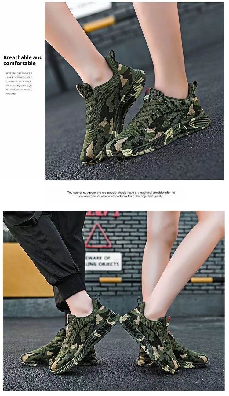 001 Camuflagem para Homens e Mulheres, Primavera, Verão, Outono, Inverno, Esportes ao Ar Livre, Caminhadas, Calçados de Verão, Construção_voghion.com