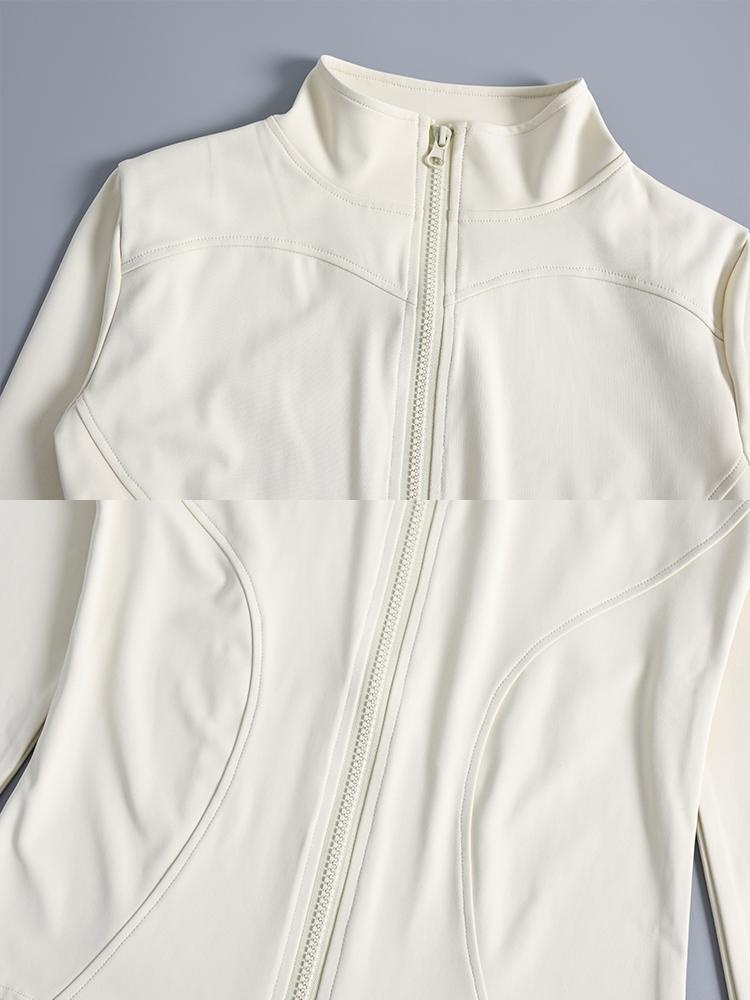 Nuova giacca fitness da donna aderente, ad asciugatura rapida, con protezione solare, dimagrante, a maniche lunghe, professionale, per corsa, allenamento sportivo e yoga_voghion.com