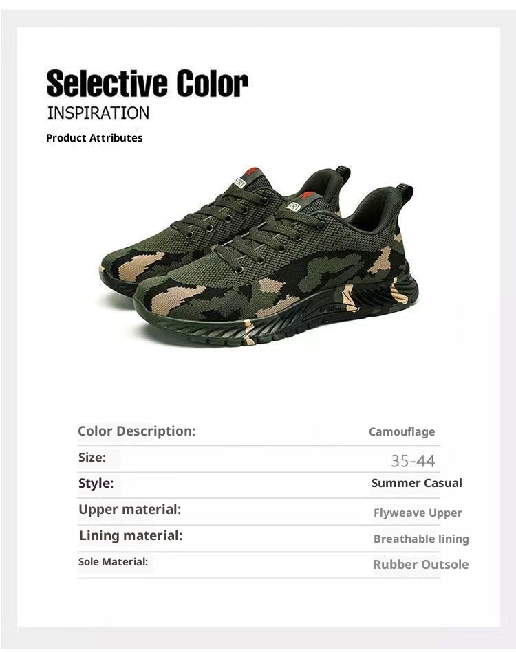 001 Camuflagem para Homens e Mulheres, Primavera, Verão, Outono, Inverno, Esportes ao Ar Livre, Caminhadas, Calçados de Verão, Construção_voghion.com
