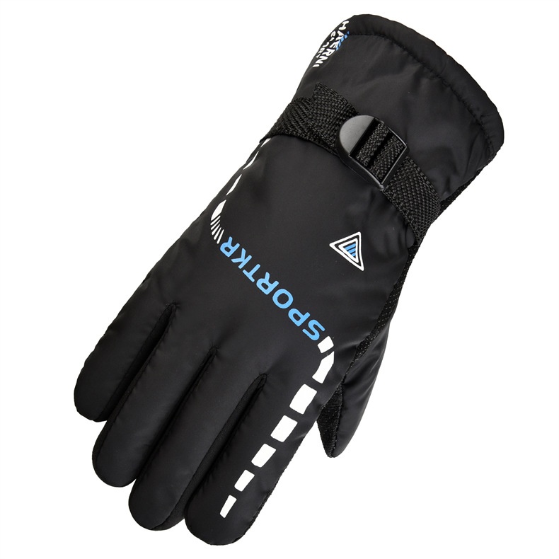 ActiveGo Men's Winter Warm Electric Bike Motorcycle Riding Fleece Lined Thickened Outdoor Sports Ski Gloves_voghion.com