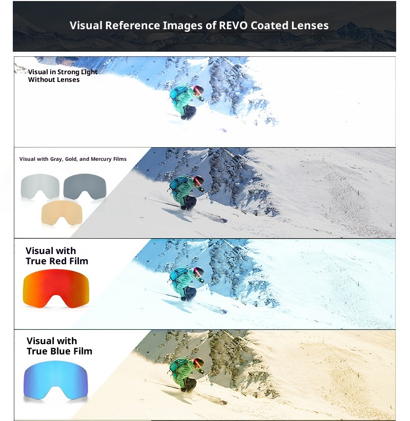 001 Cylindrical Full Real Film Ski REVO Double Layer Anti-Fog Windproof Snow Goggles Compatible With Prescription/HX16_voghion.com