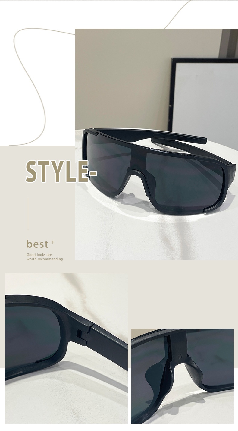 Gafas de esquí y montaña para hombre, resistentes al viento, para ciclismo y deportes al aire libre, con montura grande y gafas de sol integradas. Modelo 001._voghion.com