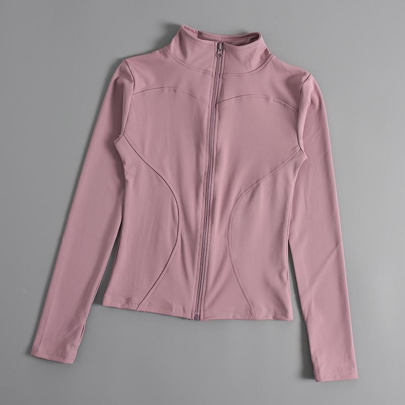 Nuova giacca fitness da donna aderente, ad asciugatura rapida, con protezione solare, dimagrante, a maniche lunghe, professionale, per corsa, allenamento sportivo e yoga_voghion.com