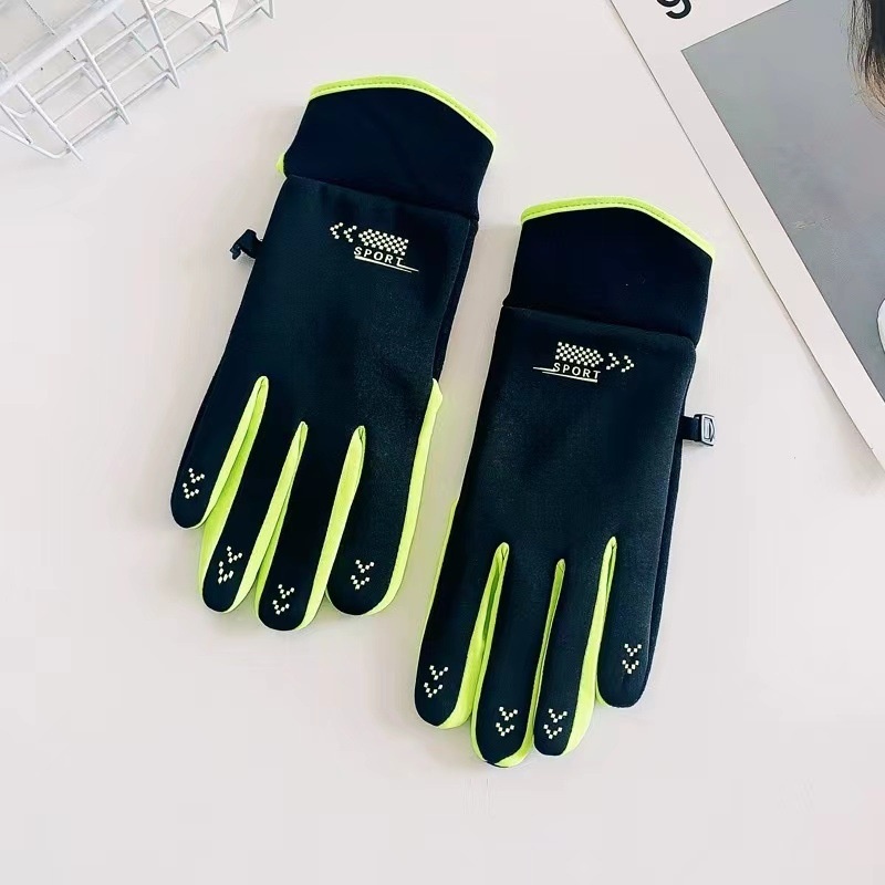 ActiveGo Autumn Winter Fleece-Lined Warm Outdoor Sports Cold-Proof Touchscreen Derong Driving Riding Ski Gloves For Men And Women_voghion.com