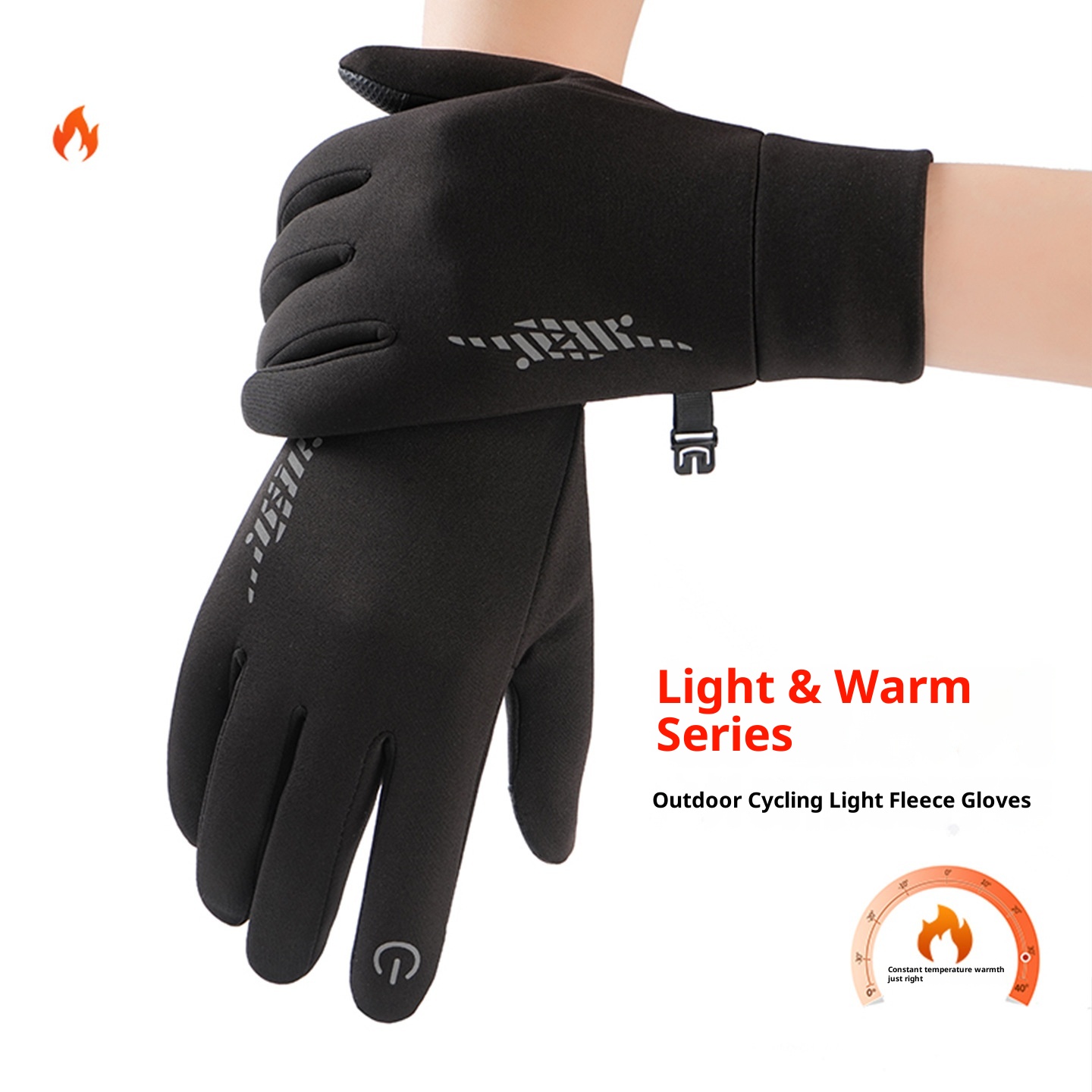 Guanti da sci e ciclismo ActiveGo Outdoor, caldi e antiscivolo, per uomo e donna, autunno inverno, con touch screen, in velluto_voghion.com