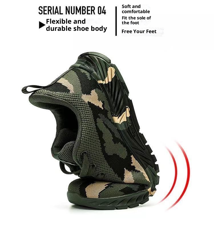 001 Camuflagem para Homens e Mulheres, Primavera, Verão, Outono, Inverno, Esportes ao Ar Livre, Caminhadas, Calçados de Verão, Construção_voghion.com