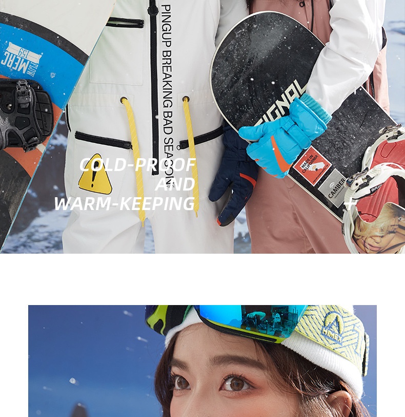 ActiveGo Wholesale Ski Winter Men And Women Couples Outdoor Sports Cold-Proof Waterproof Fleece-Lined Cycling Thermal Gloves_voghion.com